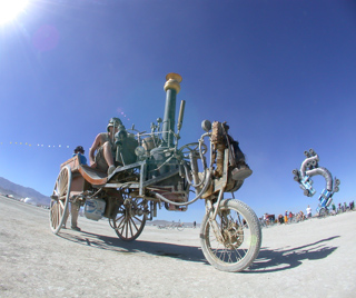 Steam Engine, Burning Man photo