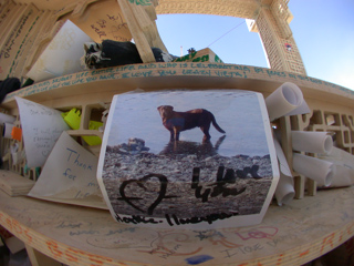 At the Temple, Burning Man photo