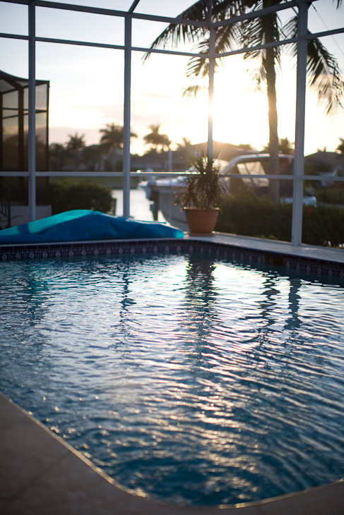 Pool, Christmas on Marco Island photo