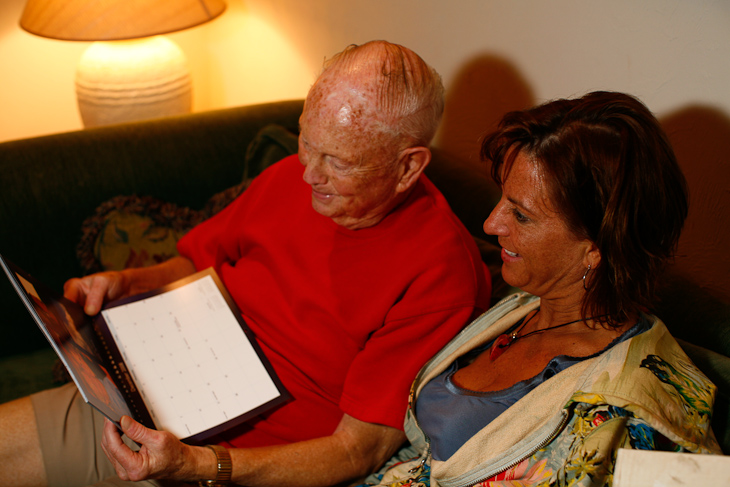 Dad and Suzanne, Christmas on Marco Island photo