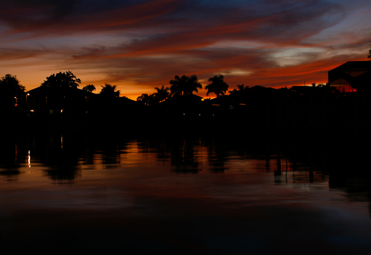 Sunset, Christmas on Marco Island photo