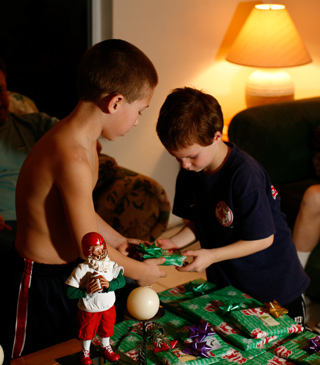 Ben and Sean, Christmas on Marco Island photo