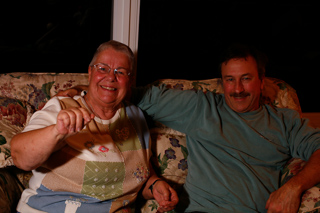 Mom and Buck, Christmas on Marco Island photo