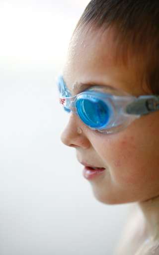 Ben in the Pool, Christmas on Marco Island photo