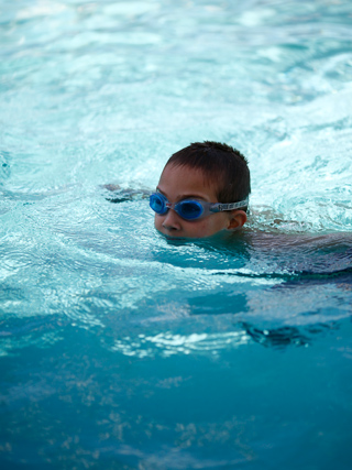 Ben in the Pool, Christmas on Marco Island photo