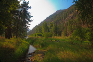 Irrigation Canal, Montana photo