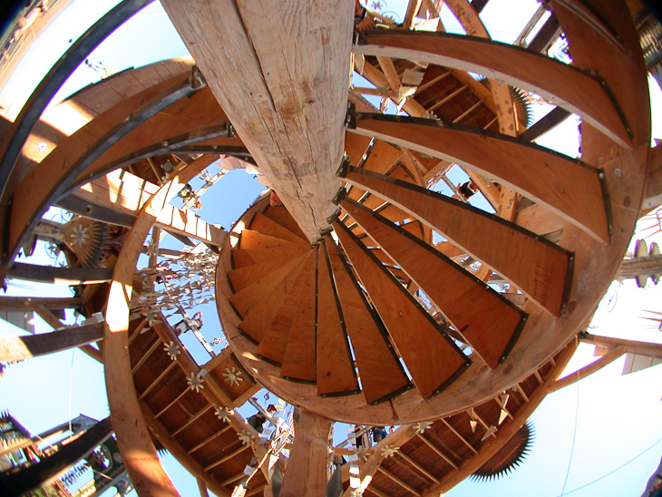 Temple Stairs, Burning Man photo