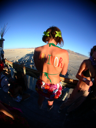Survivor, Burning Man photo