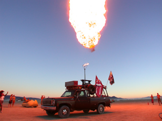 Fire Ball Truck, Burning Man photo