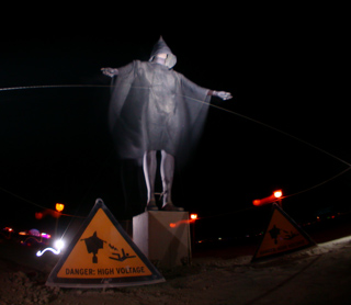Danger:  High Voltage, Burning Man photo