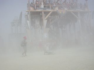 Dust Storm, Burning Man photo