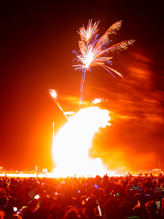The Man Ignites, Burning Man photo