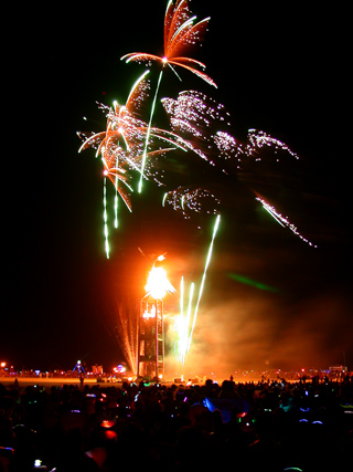 The Man On Fire, Burning Man photo