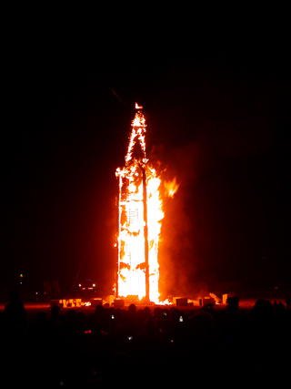 The Man On Fire, Burning Man photo