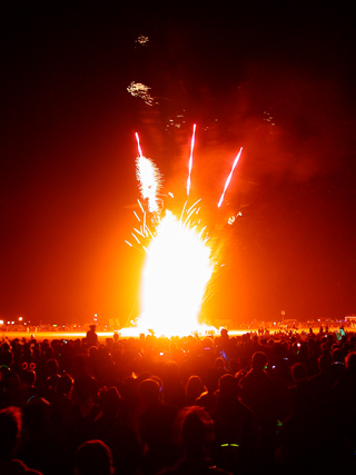 The Man On Fire, Burning Man photo