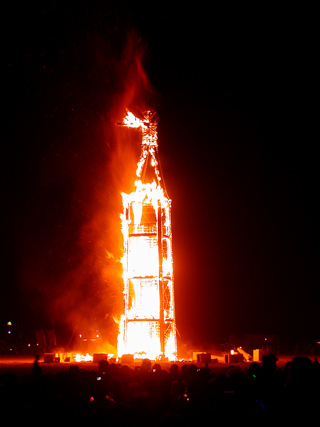 The Man On Fire, Burning Man photo