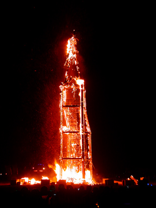 The Man On Fire, Burning Man photo