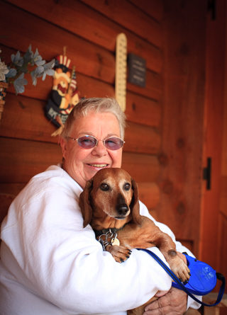 Mom and Lizzie, Montana photo