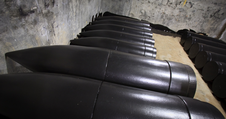 Big shells, Battery Townsley photo