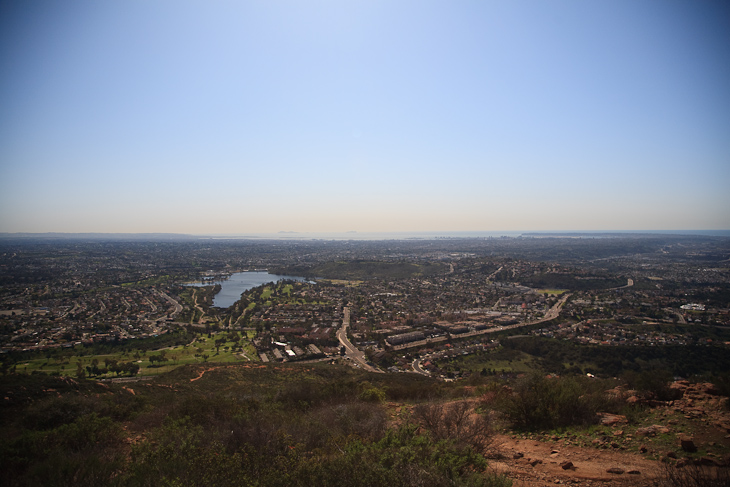 SW view from Cowles Mountain, San Diego photo