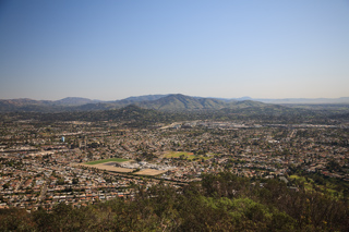 SSE view from Cowles Mountain, San Diego photo