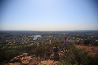 SW view from Cowles Mountain, San Diego photo