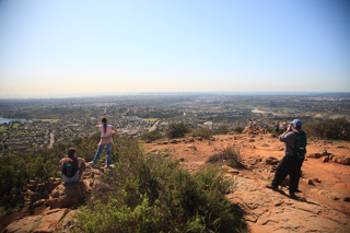 SW view from Cowles Mountain, San Diego photo