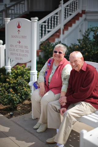 Mom and dad at Hotel Del Coronado, San Diego photo