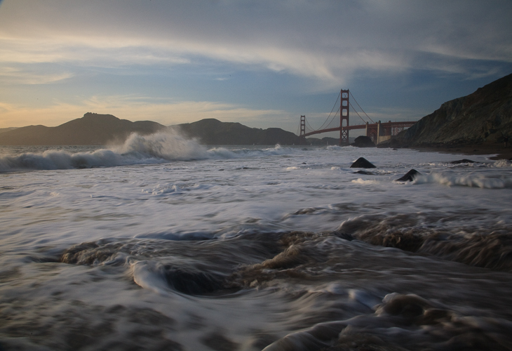 Marshall's Beach, Golden Gate Bridge photo