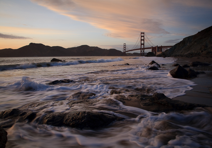 Marshall's Beach, Golden Gate Bridge photo