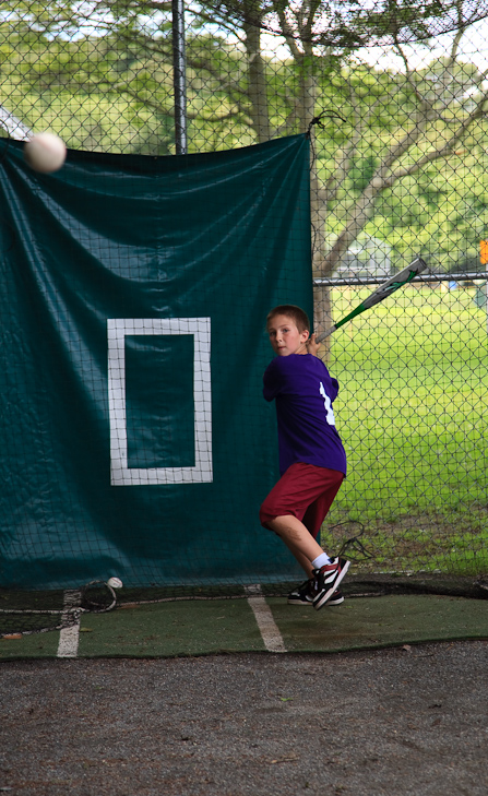 Ben in the Batting Cage, Marblehead photo