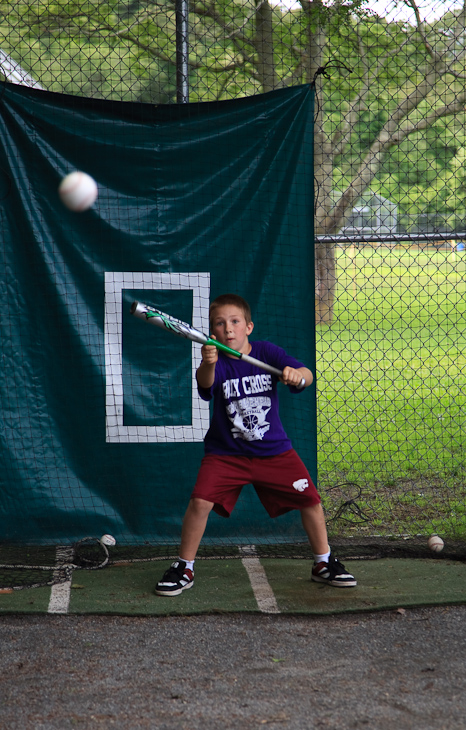 Ben in the Batting Cage, Marblehead photo