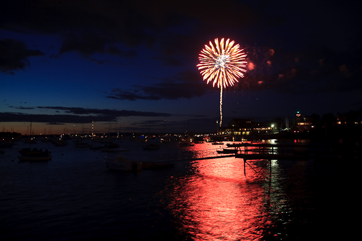 Fireworks Over Marblehead Harbor, Marblehead photo