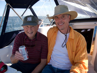 Dad and jk, Marblehead photo