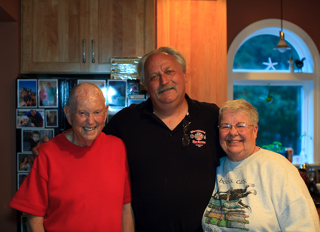 Dad, Joe and Mom, Marblehead photo