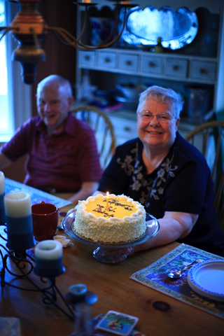 Mom's 75th Birthday Cake, Marblehead photo