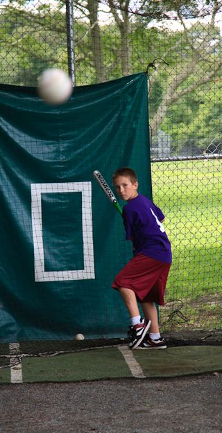 Ben in the Batting Cage, Marblehead photo