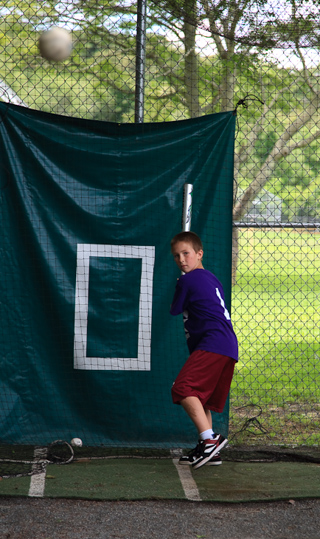 Ben in the Batting Cage, Marblehead photo