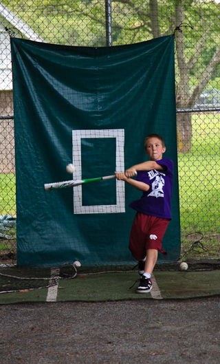 Ben in the Batting Cage, Marblehead photo