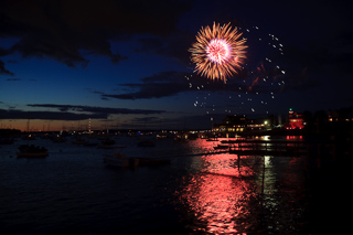 Fireworks Over Marblehead Harbor, Marblehead photo