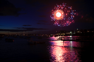 Fireworks Over Marblehead Harbor, Marblehead photo