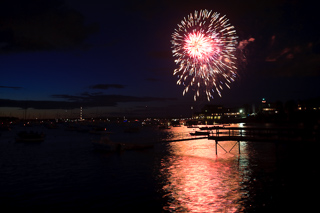 Fireworks Over Marblehead Harbor, Marblehead photo