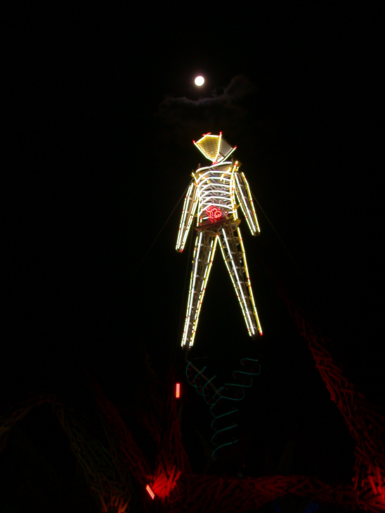 The Man and the Moon, Burning Man photo