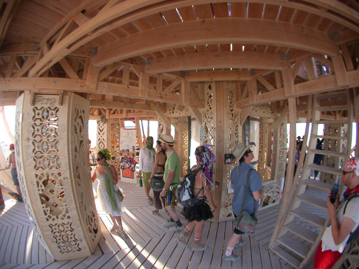 Temple, Burning Man photo