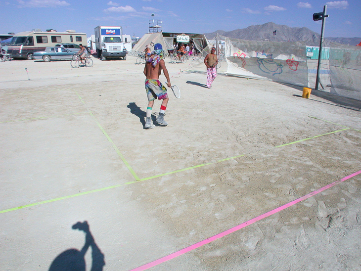 Playa Tennis Court, Burning Man photo