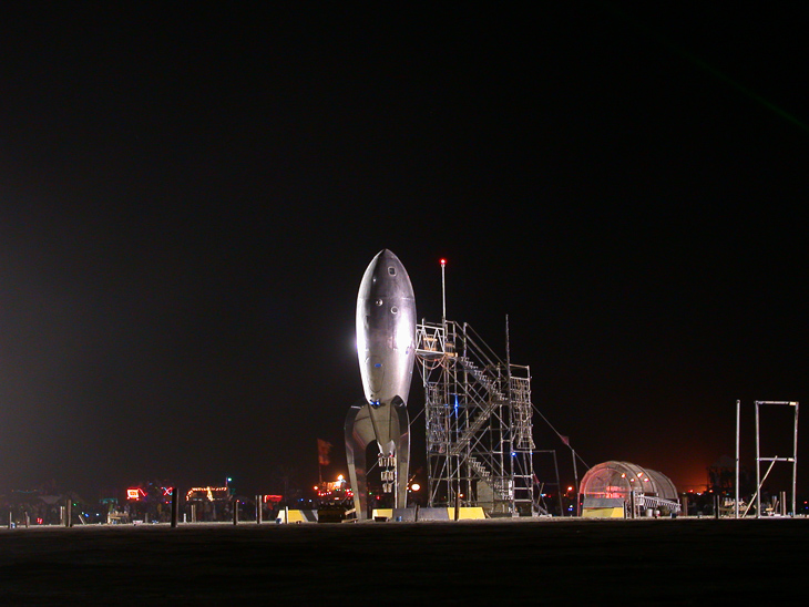 Rocket Cleared for Takeoff, Burning Man photo