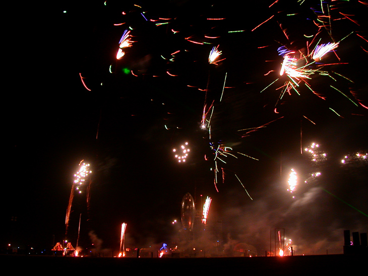 Rocket Launch, Burning Man photo