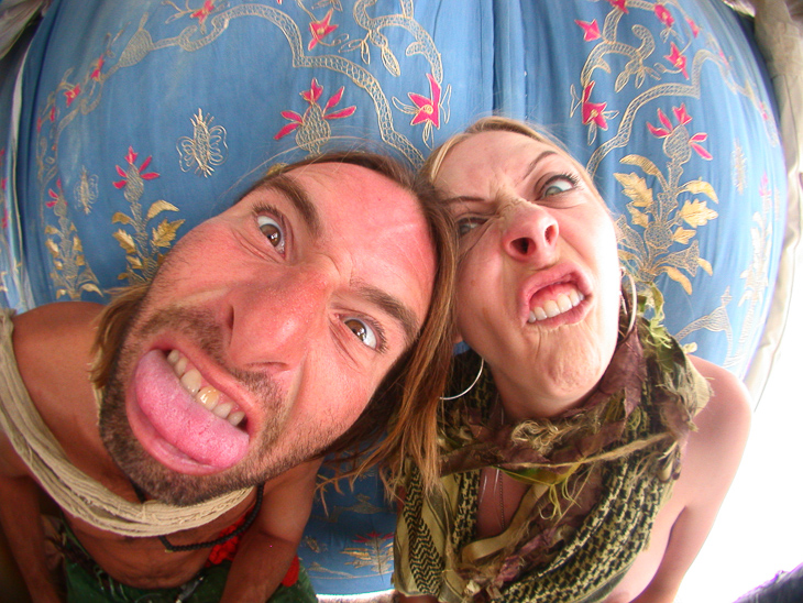 Anthony and Erica, Burning Man photo