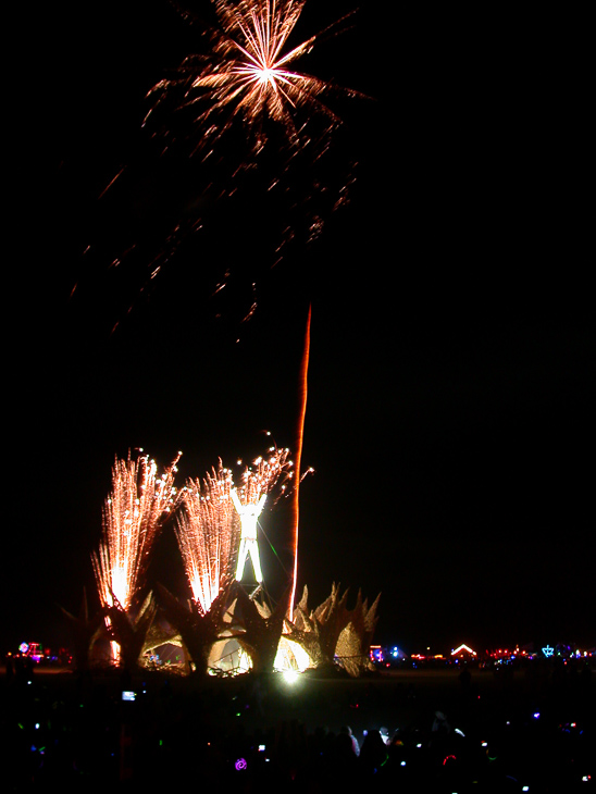 Fireworks, Burning Man photo