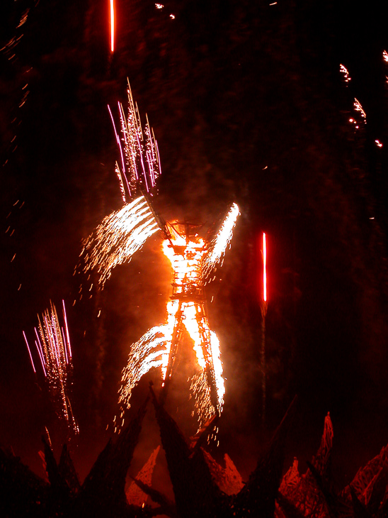 The Man Burns, Burning Man photo